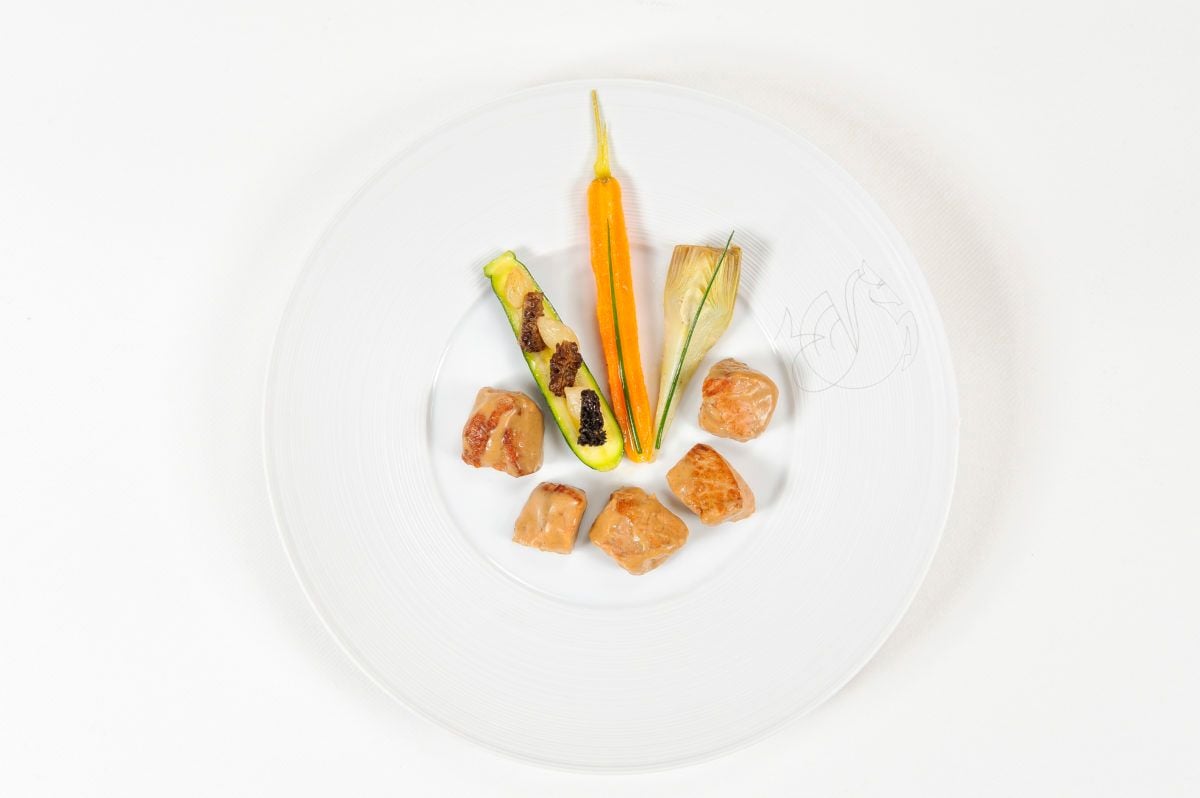 Air France Michelin menu