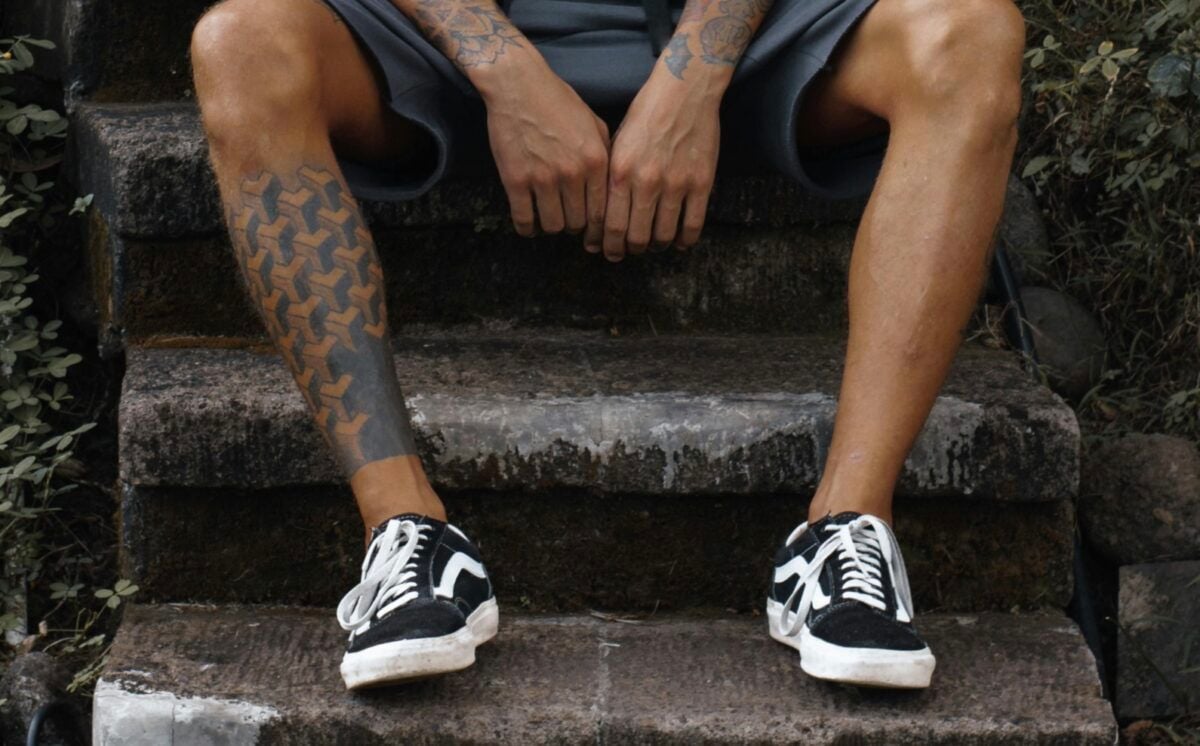 Geometric Sleeve Tattoo