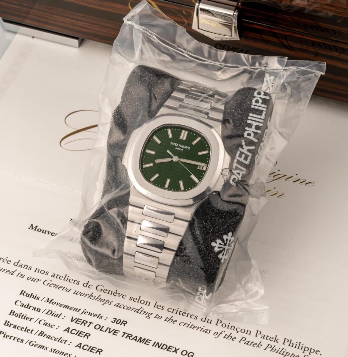 green Patek Philippe 5711