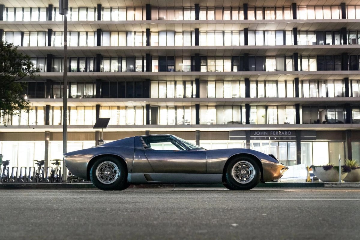 bare metal 1971 Lamborghini Miura P400 S RM Sotheby's