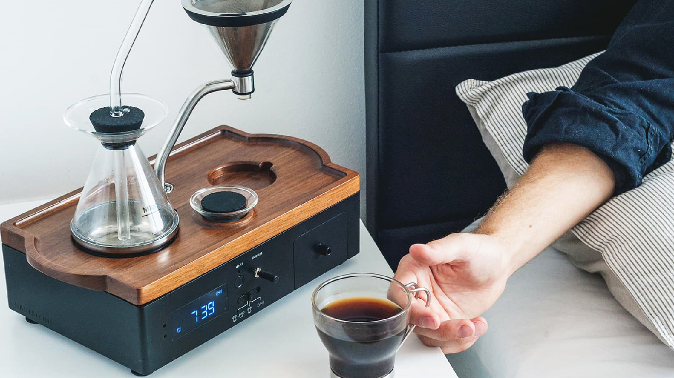 Kickstart Your Day With This Coffee Brewing Alarm Clock