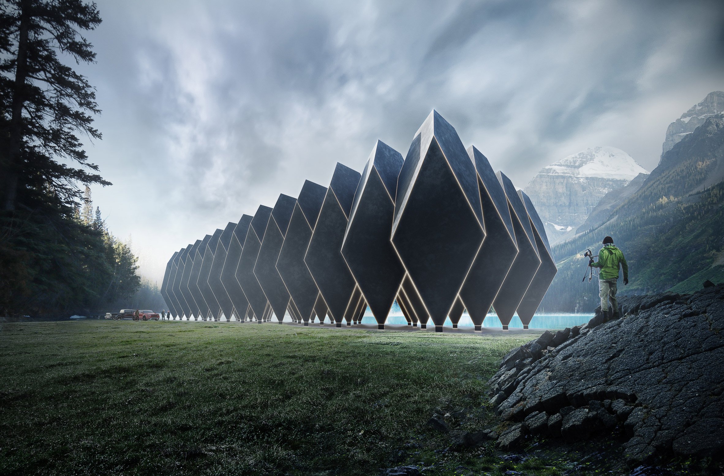 WSP’s Stone Cold Concept For A Modular Hotel Made Of Pods