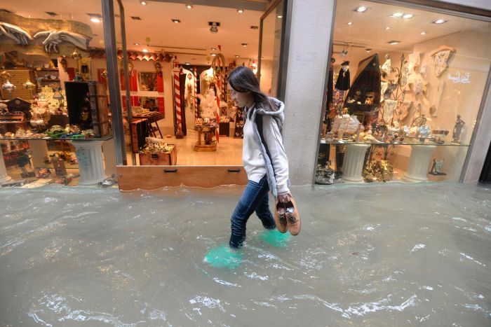 Incredible Pictures Show The Worst Flood To Hit Venice In A Decade