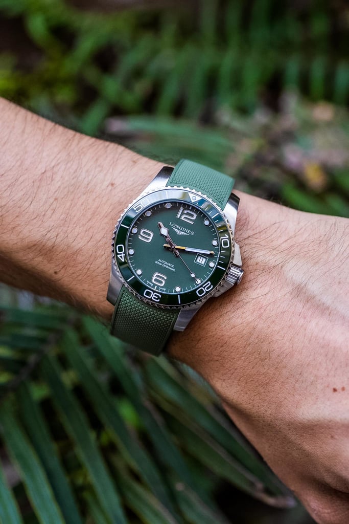 Longines hydroconquest green outlet price