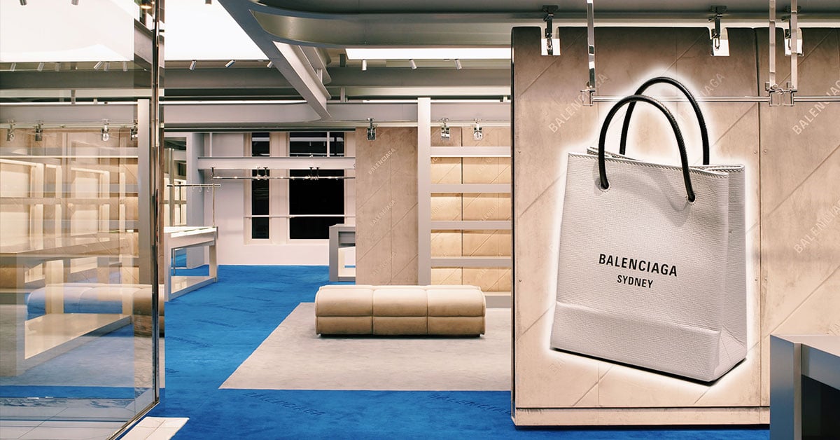 Balenciaga Opens Second Australian Store In Westfield Sydney