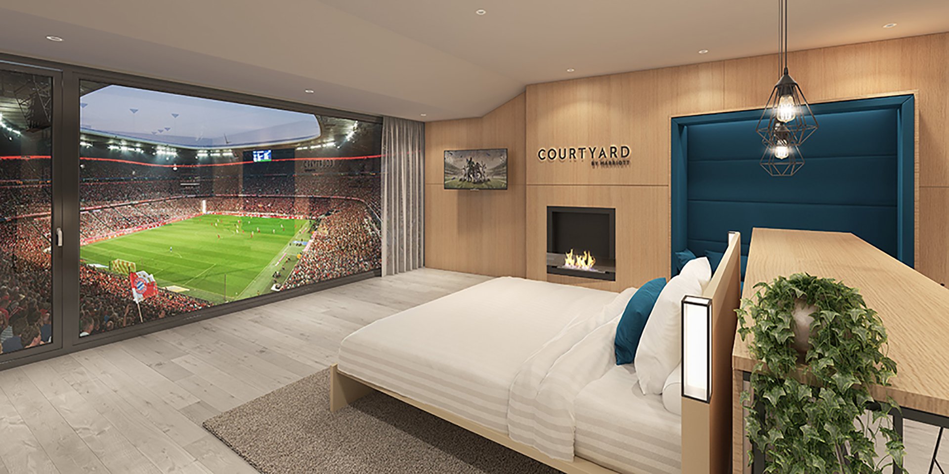 Bayern Munich & Marriott Announce Epic Hotel Suite Inside Stadium