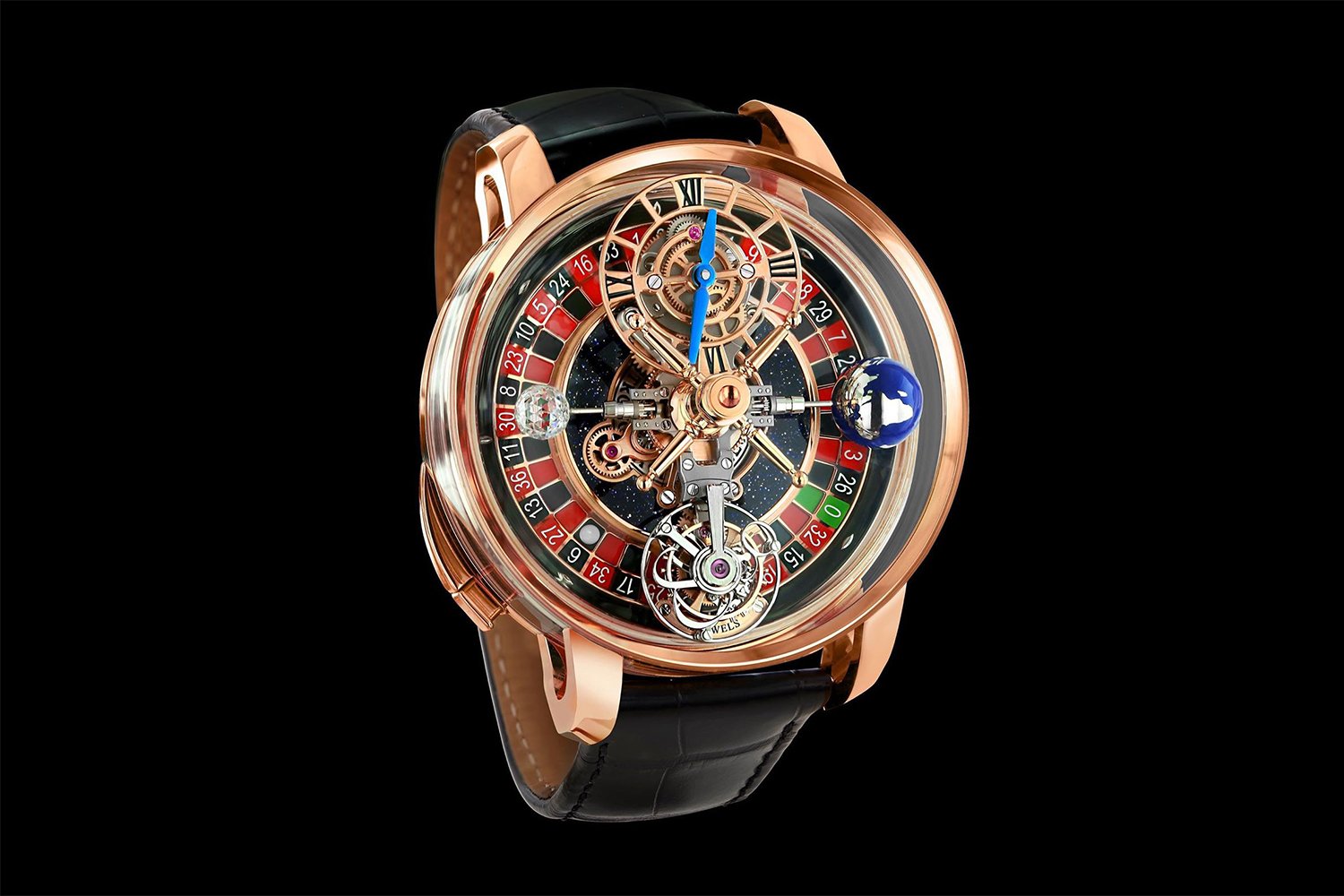 Drake s Jacob Co. Timepiece Features A Working Roulette Wheel