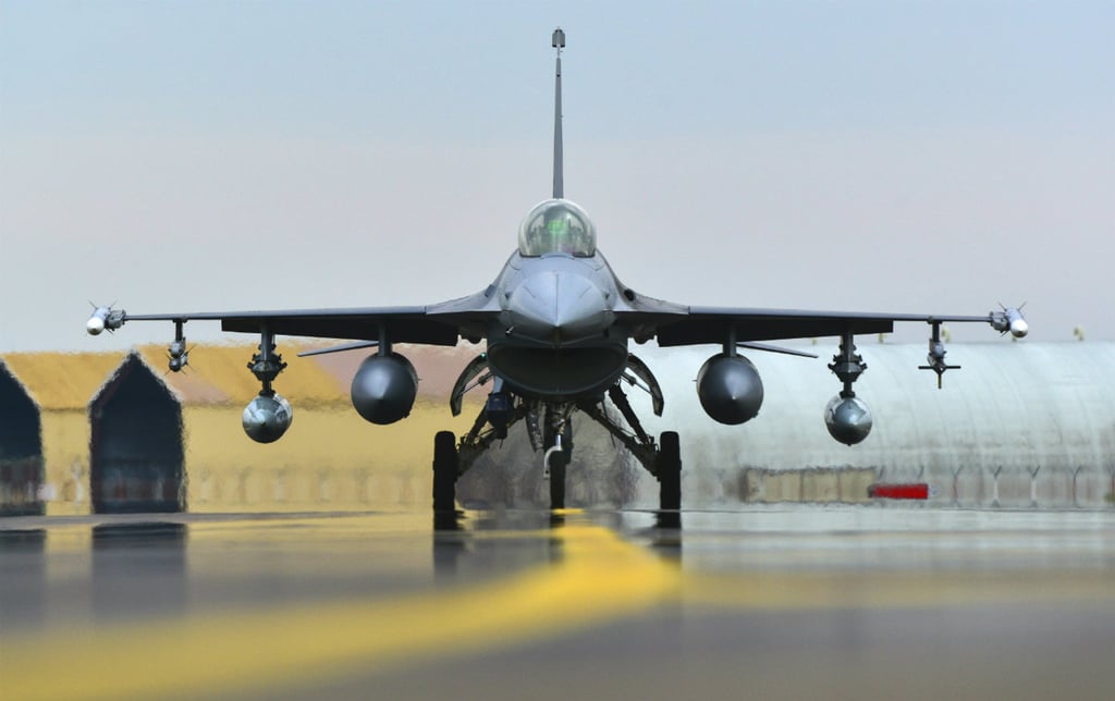 A large air plane on a runway