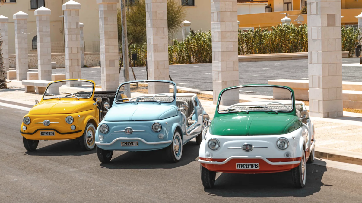 You Can Now Rent Electric Vintage Fiat 500’s To Drive Through Italy In Style