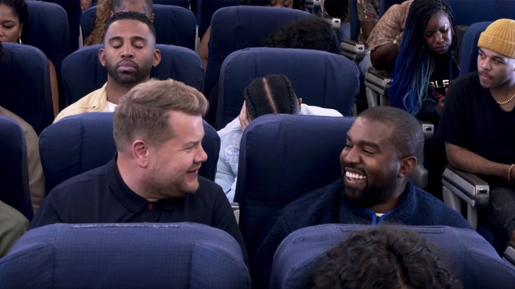 WATCH: James Corden & Kanye West Take To The Skies With ‘Airpool Karaoke’