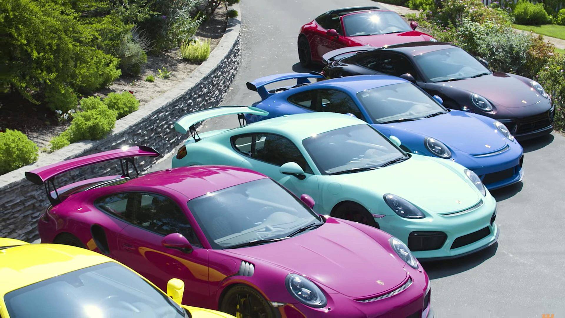 Check Out This Aerospace CEO’s Rainbow Porsche Collection