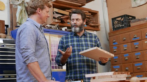 Take A Look Inside Nick Offerman’s Woodworking Shop