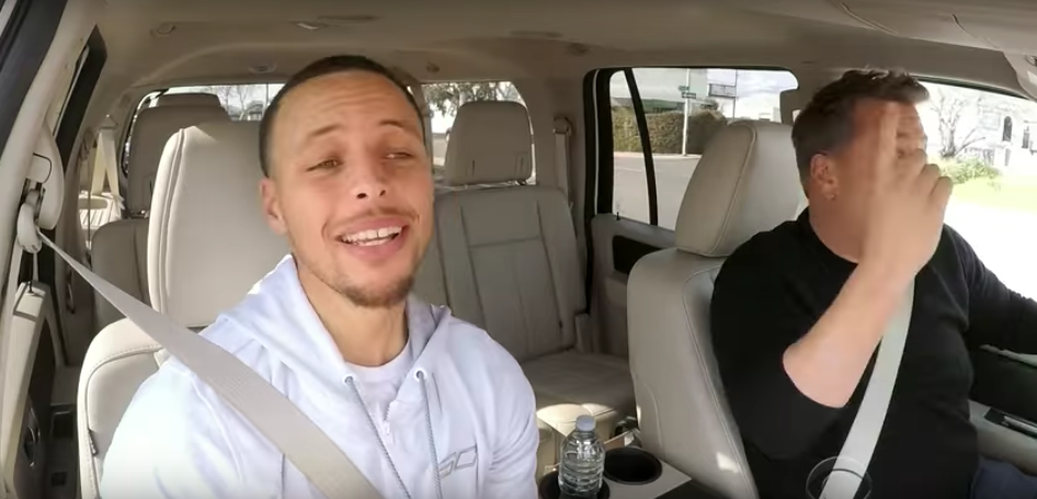 Steph Curry Sings Disney Songs in Carpool Karaoke