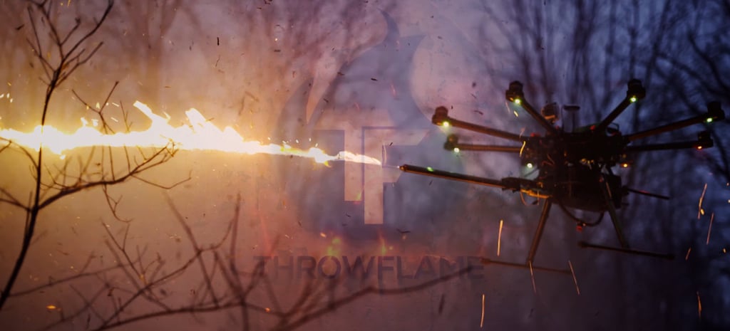 Drone with deals flamethrower price