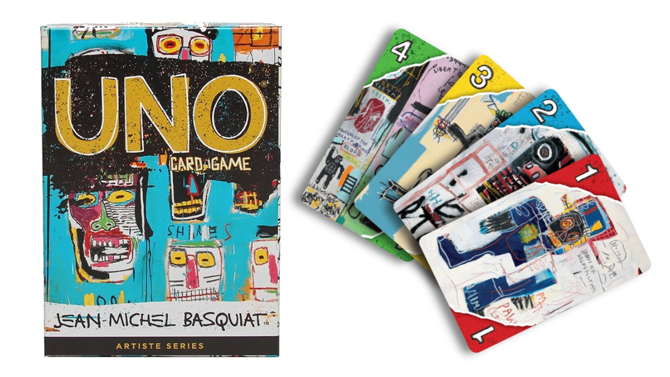 UNO Artiste Series Cards Feature Jean-Michel Basquiat Artwork