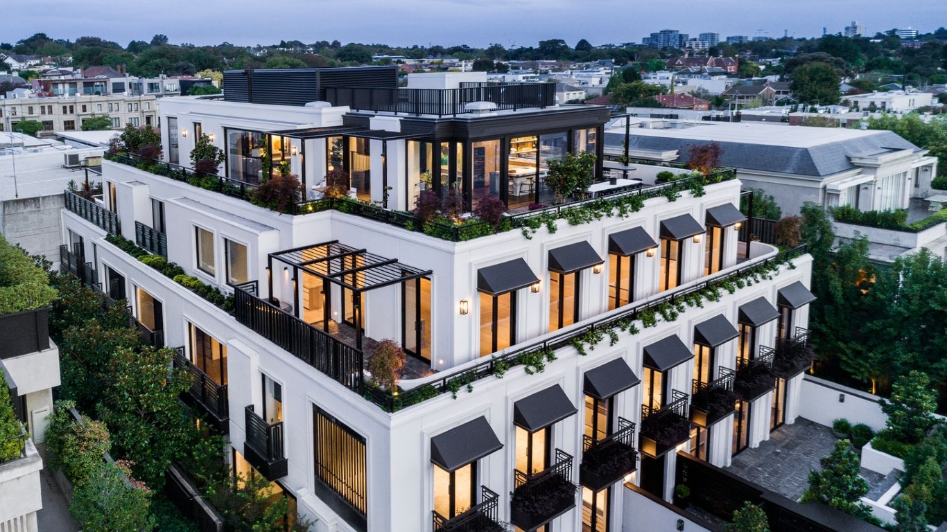 On The Market: The Penthouse At 86 Mathoura Road Toorak Is Pure Luxury