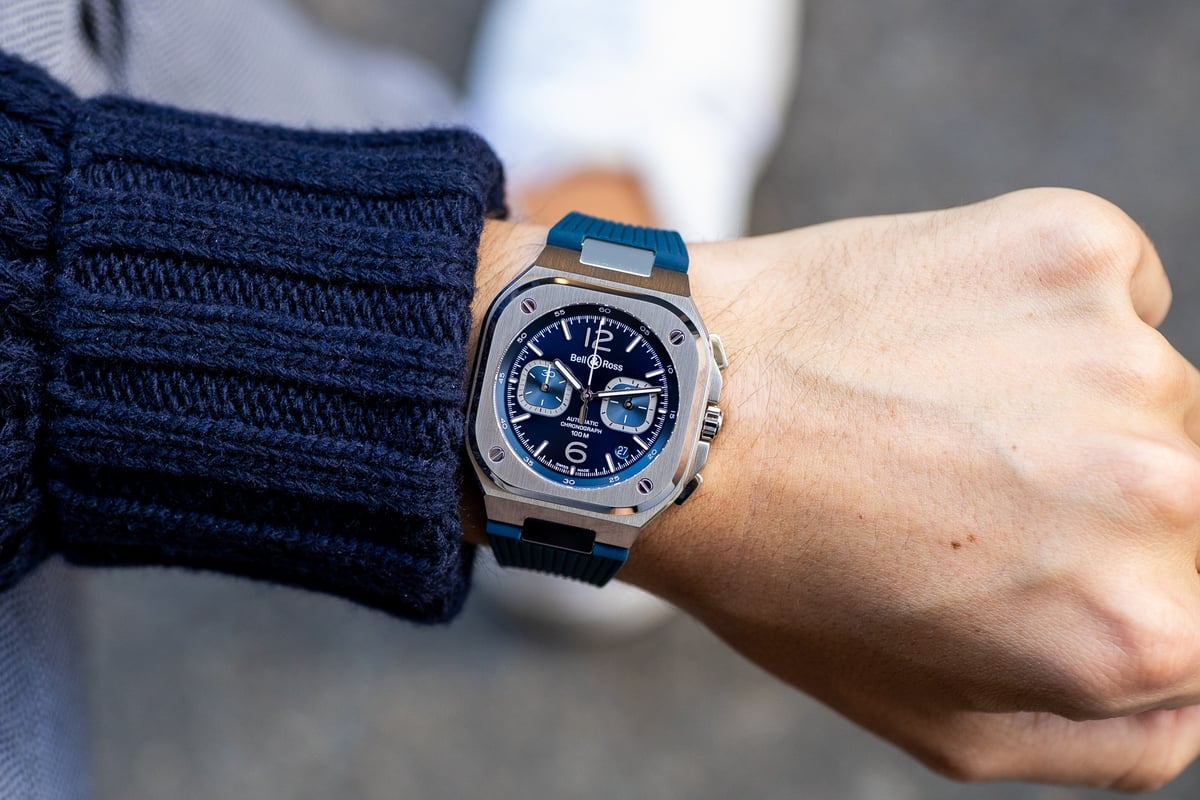 Bell & Ross BR 05 Chrono Blue