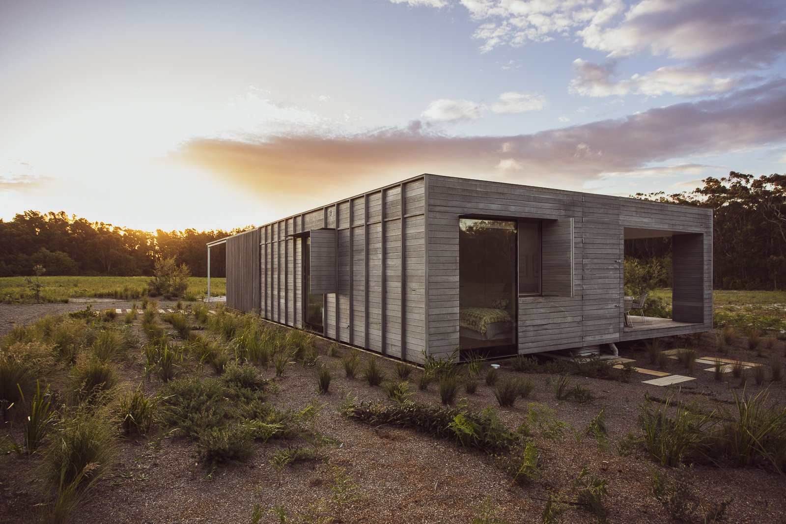 Courtyard House By FABPREFAB Is An Off-Grid Hideaway Just Hours From Sydney