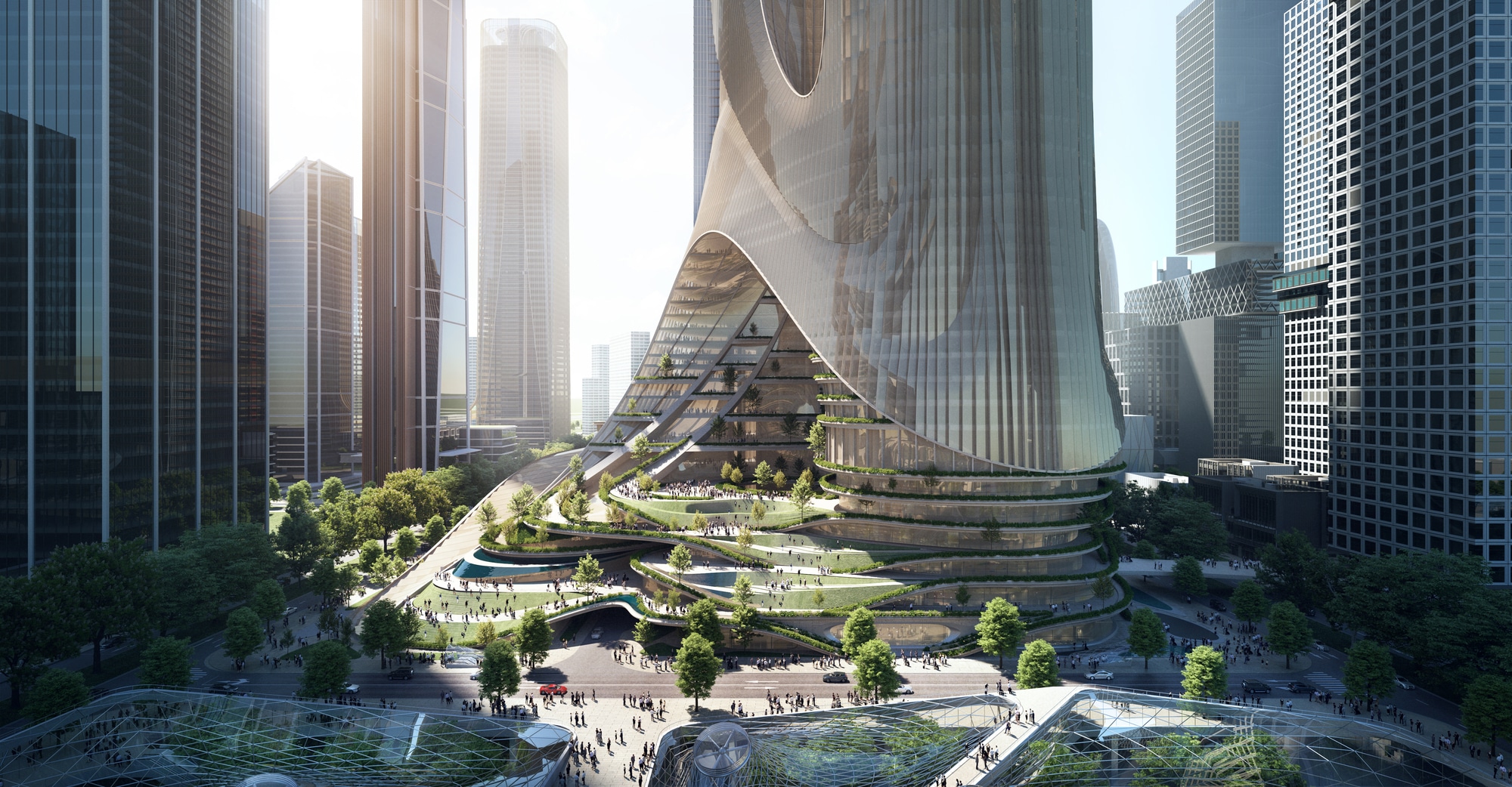 Zaha Hadid Architects To Build Futuristic Tower C In Shenzhen