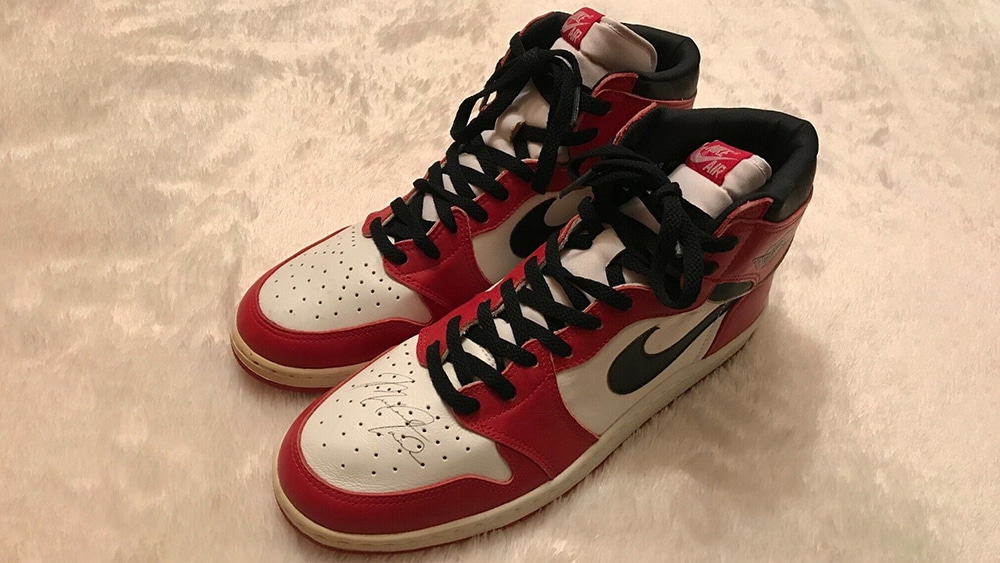 A Pair Of Signed Air Jordan 1s Are Selling For 1.3 Million