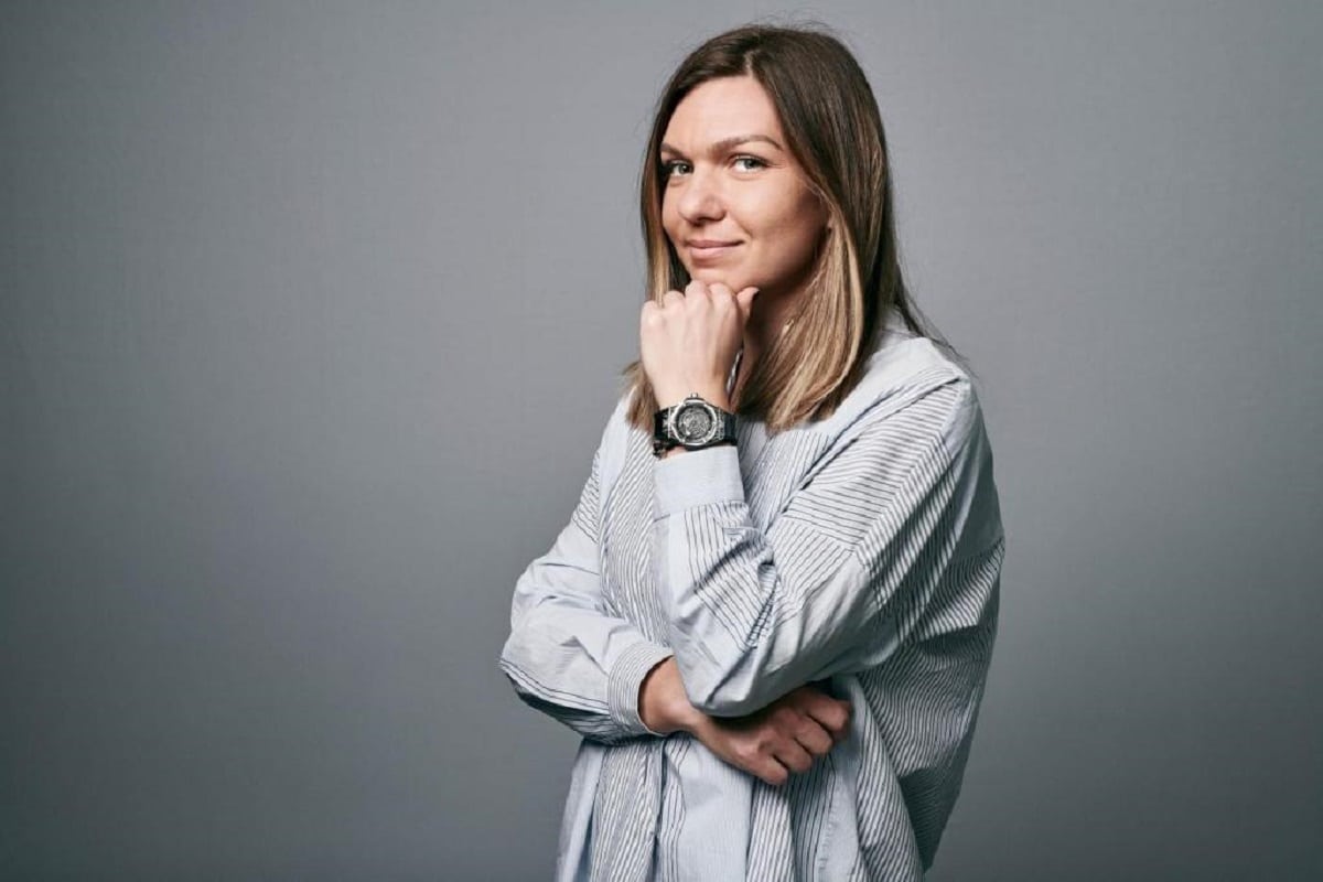 Simona Halep sporting a Hublot.luxury watches tennis