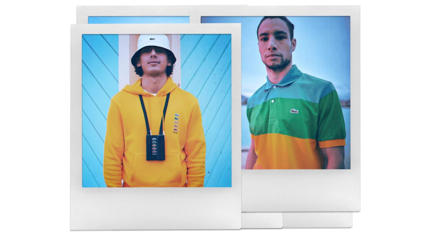 Lacoste & Polaroid Team Up For A Vibrant Technicolour Spring Collection