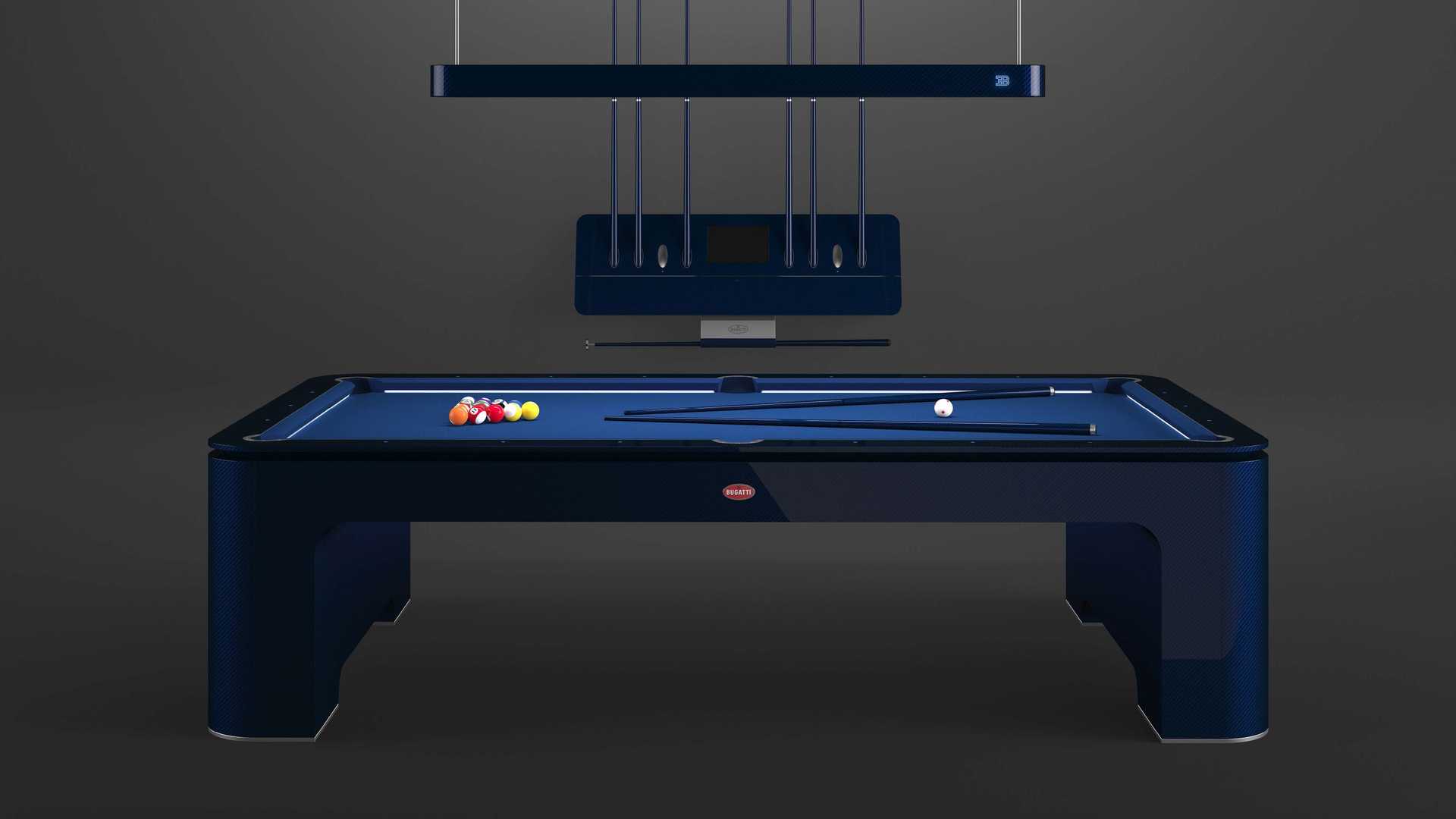 Bugatti’s $386,000 Pool Table Keeps Itself Level On Yachts