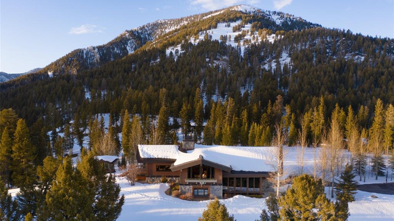 The $15.5 Million Montana Estate Featuring A 70-Car Garage & Its Own Servo