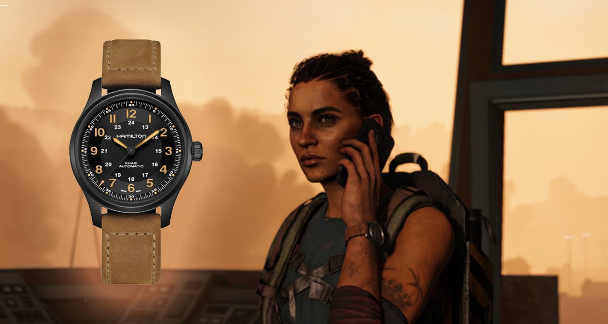 Hamilton Will Debut Their Khaki Field Titanium Automatic In ‘Far Cry 6’