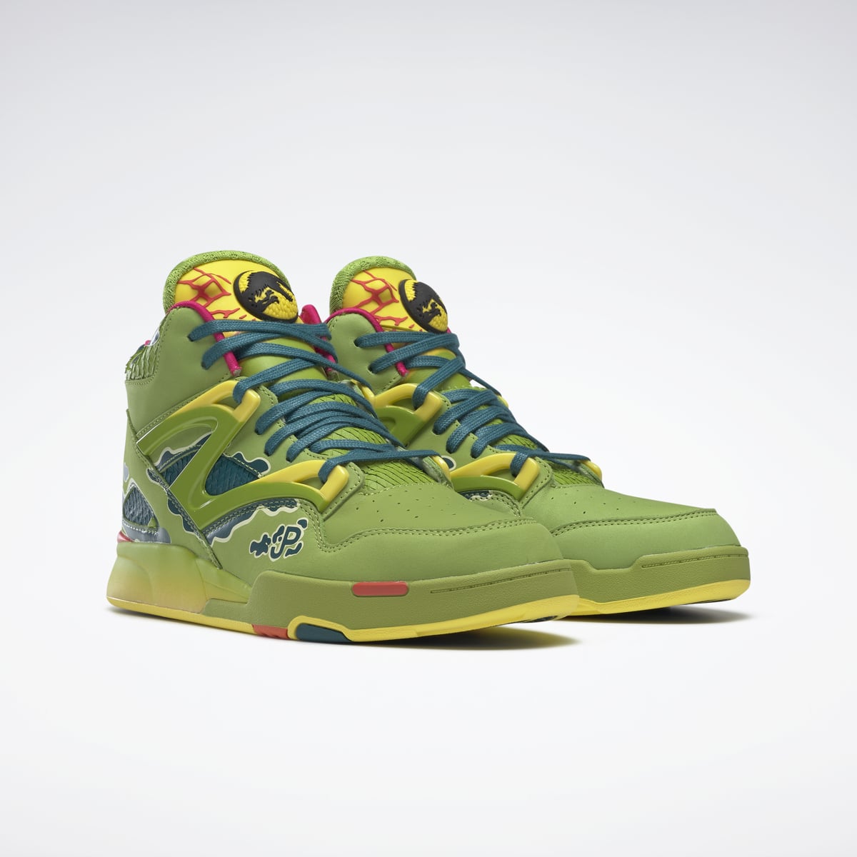 Reebok pump womens store green