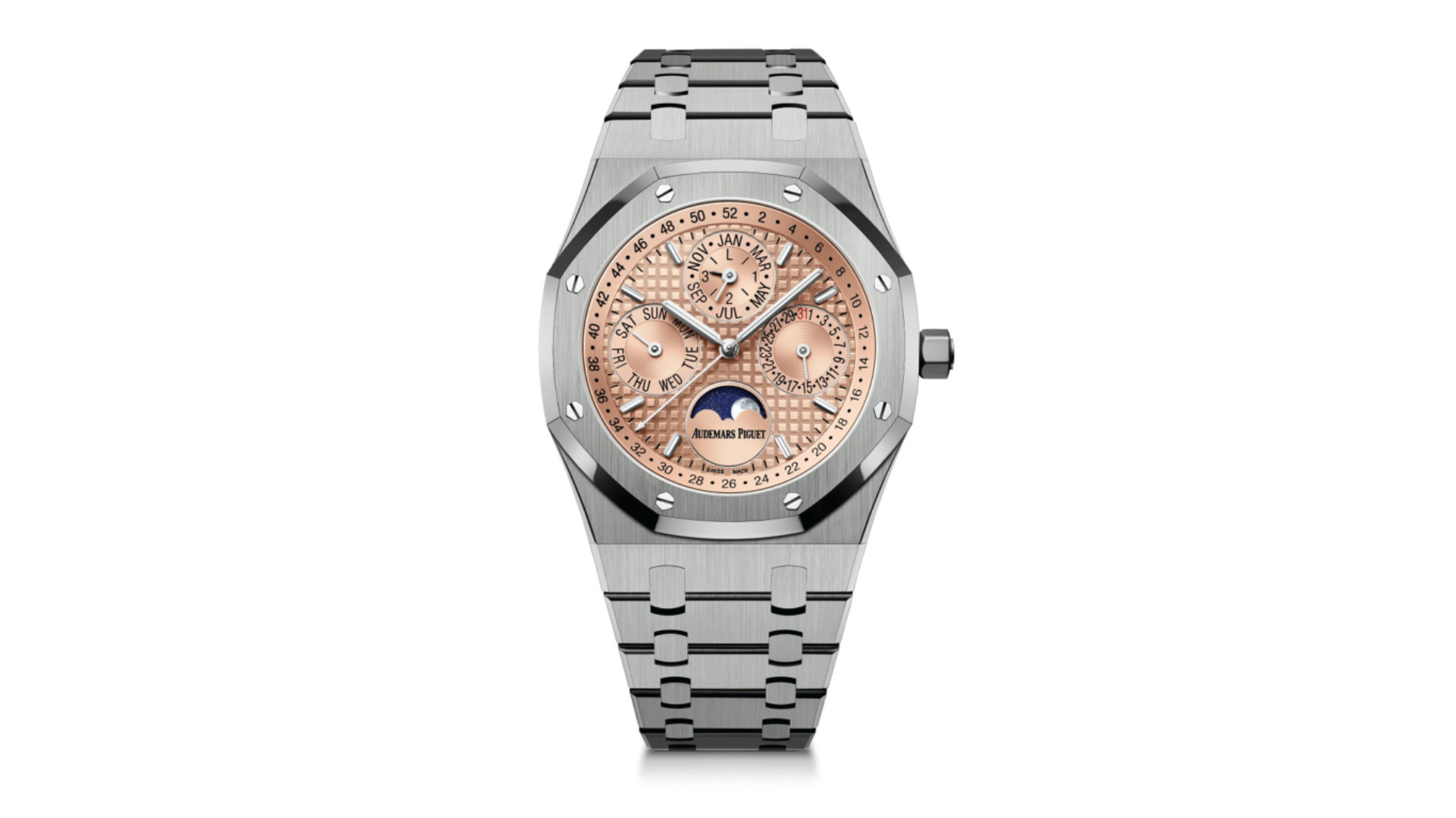 Audemars Piguet Releases Japanese-Only Royal Oak Perpetual Calendar A Tasty Salmon Dial