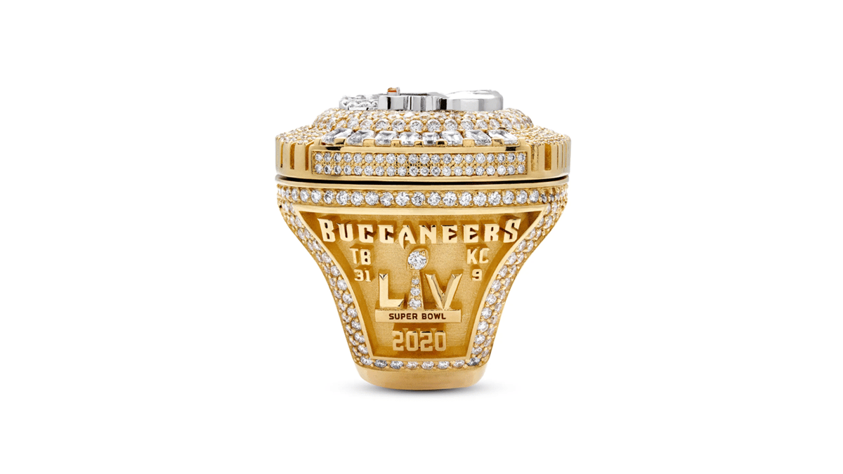 NFL 2002 Super Bowl XXXVII Tampa Bay Buccaneers Championship Replica Ring