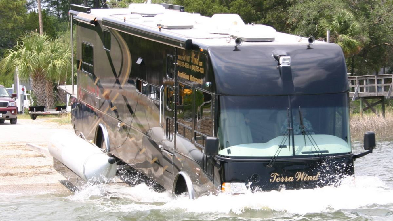 This $1.6 Million Amphibious Motorhome Is The James Bond  Of RVs