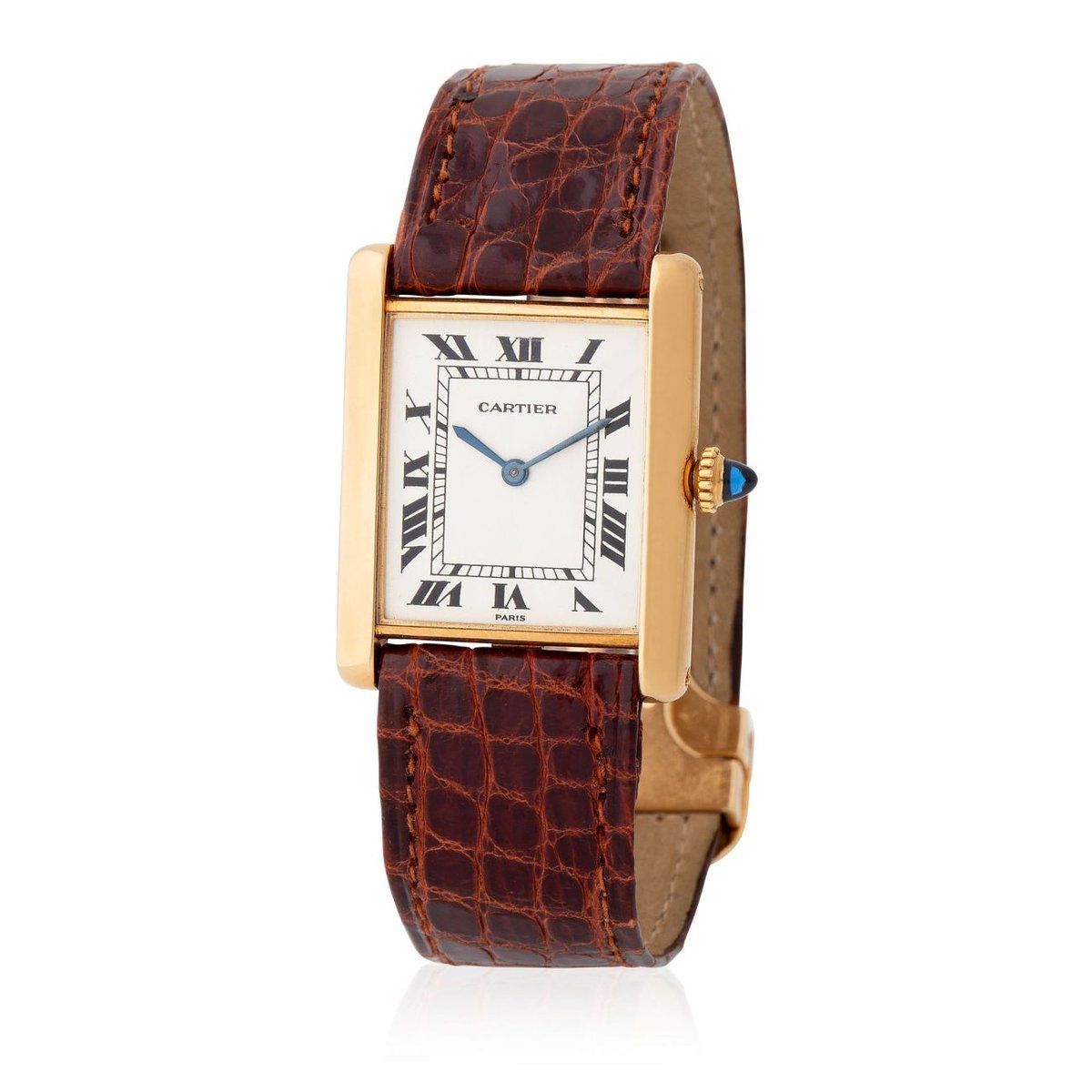 1968 1960's Cartier Tank Louis Watch For Sale - Unisex Vintage