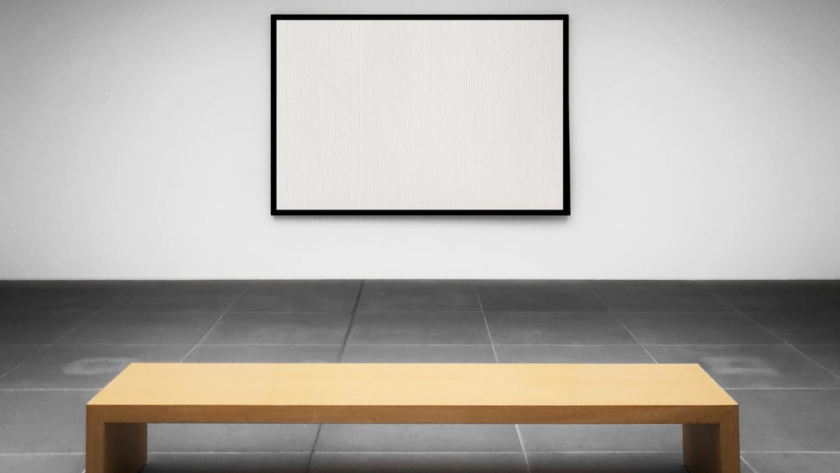 Danish Artist Presents Blank Canvas To Museum That Paid Him 116 000