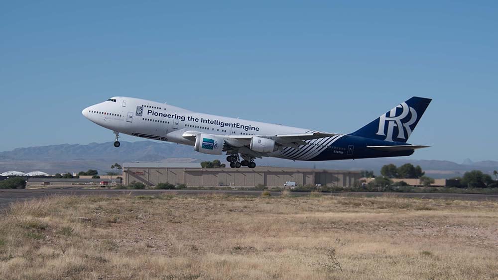 Rolls-Royce Just Flew A Boeing 747 Jumbo With 100% Sustainable Fuel