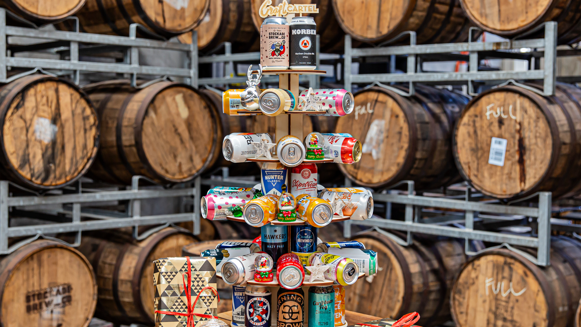 Craft Cartel Unleashes A Christmas Tinnie Tree Featuring 48 Beers