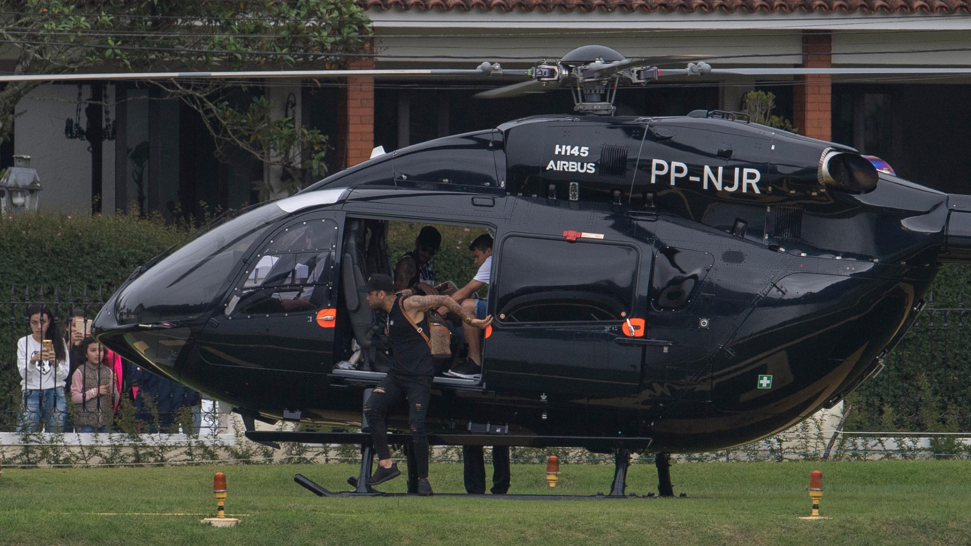 When Neymar Rocked Up To Training In His $20 Million Custom “Batman” Helicopter