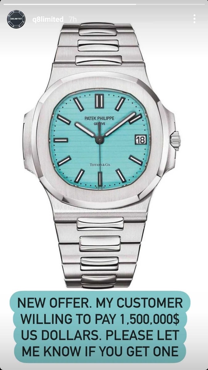 Patek Philippe unveils the latest Nautilus 5711 for Tiffany & Co