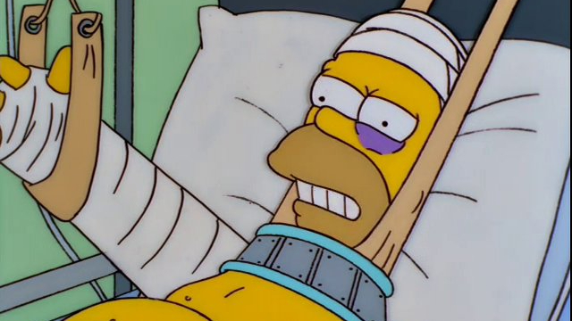 Homer Simpson’s Injuries Would Cost A Staggering $200 Million In Real Life