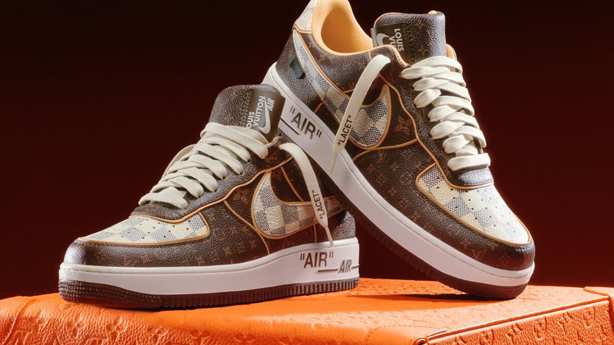 Louis Vuitton x Nike Air Force 1s By Virgil Abloh Sell For $35 Million