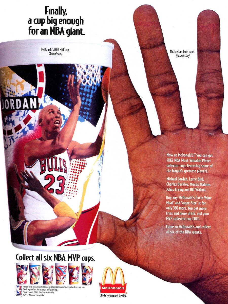 Michael sale jordan hand