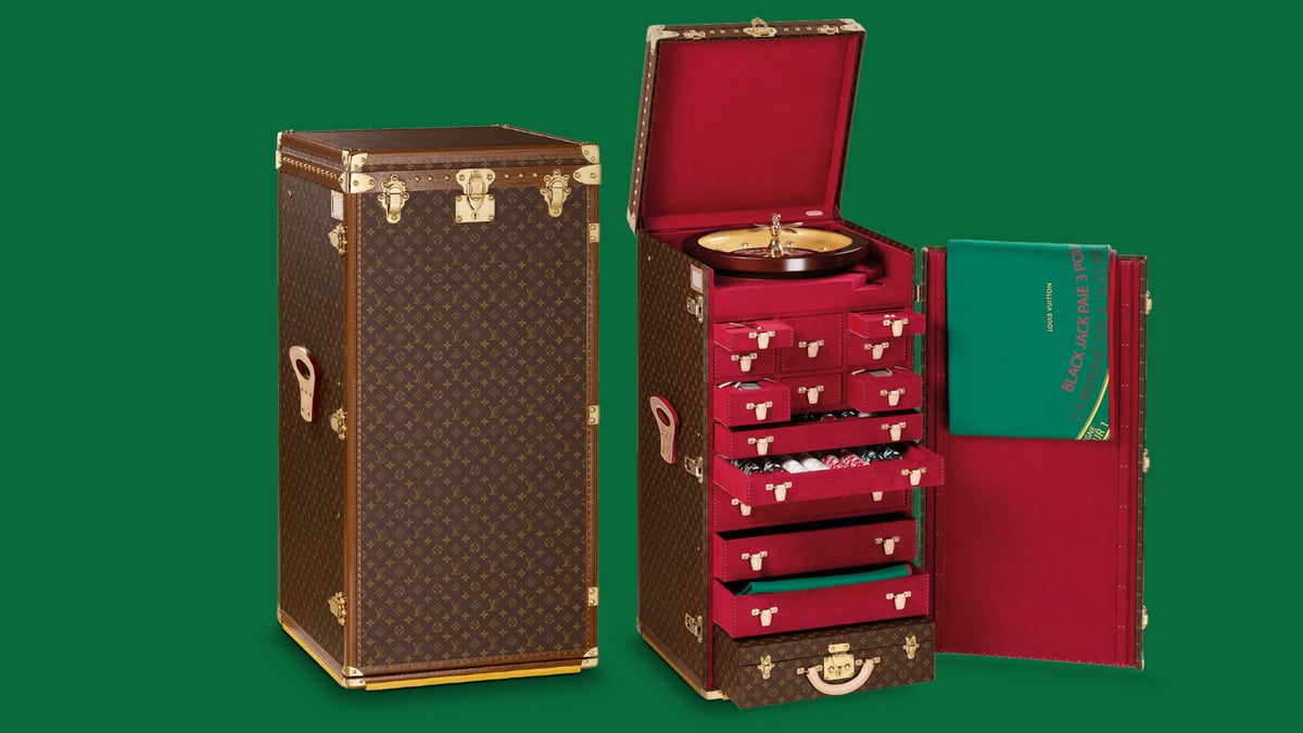 Go All In At Poker Night With Louis Vuitton's $242,000 Casino Trunk