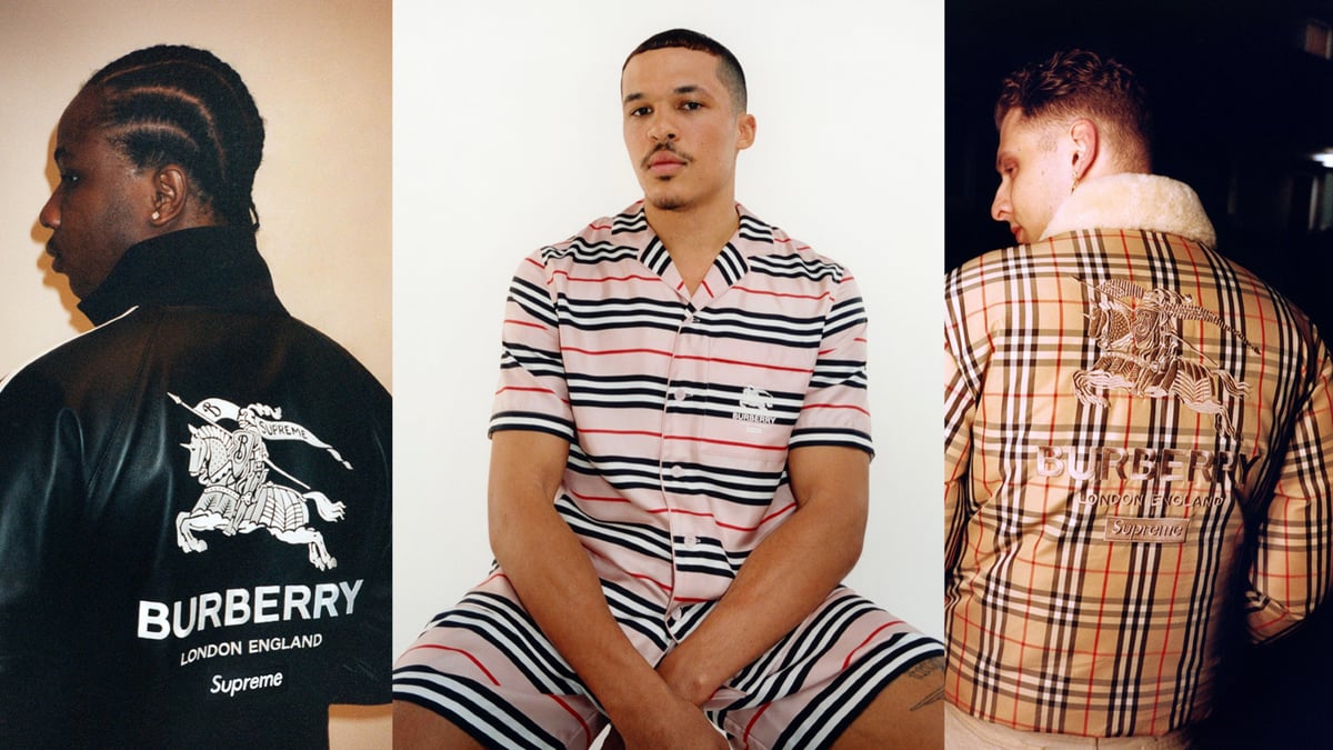 The Supreme and Burberry Collab Is Real, and Here's What It Looks