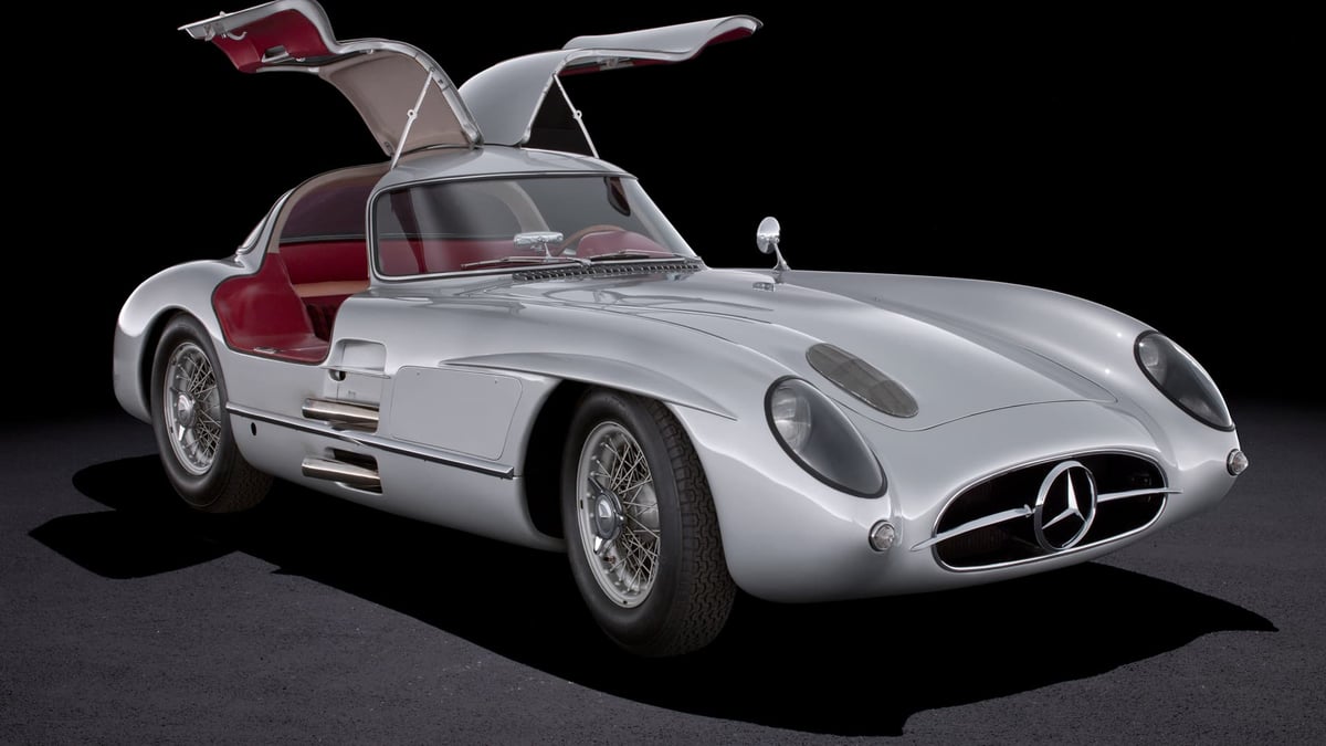 1995 Mercedes-Benz 300 SLR Uhlenhaut Coupe most expensive car in the world