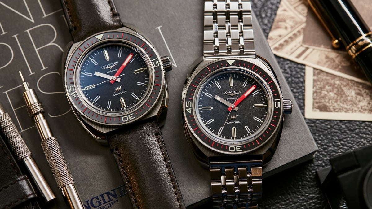 Longines Ultra-Chron Is A Vintage-Inspired Dive Watch With A Difference