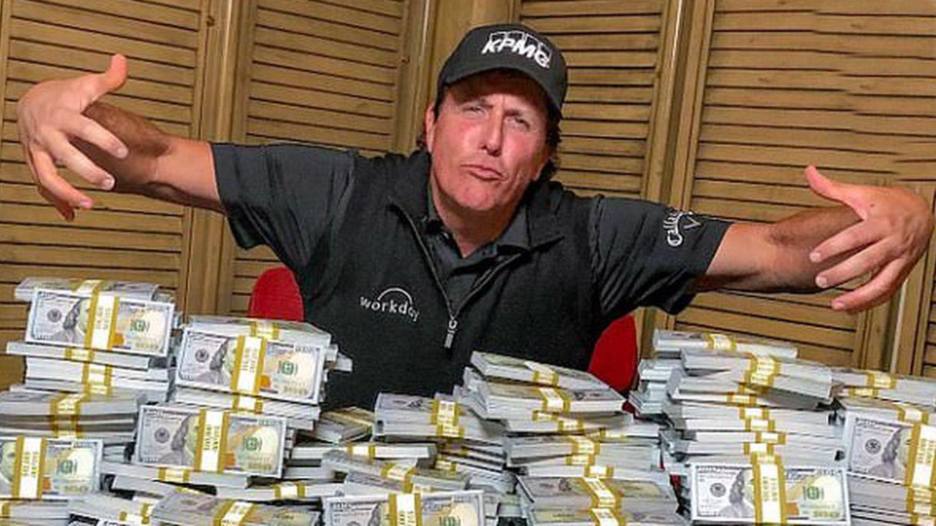 In Four Years, Phil Mickelson Racked Up $60 Million Worth Of Gambling Losses