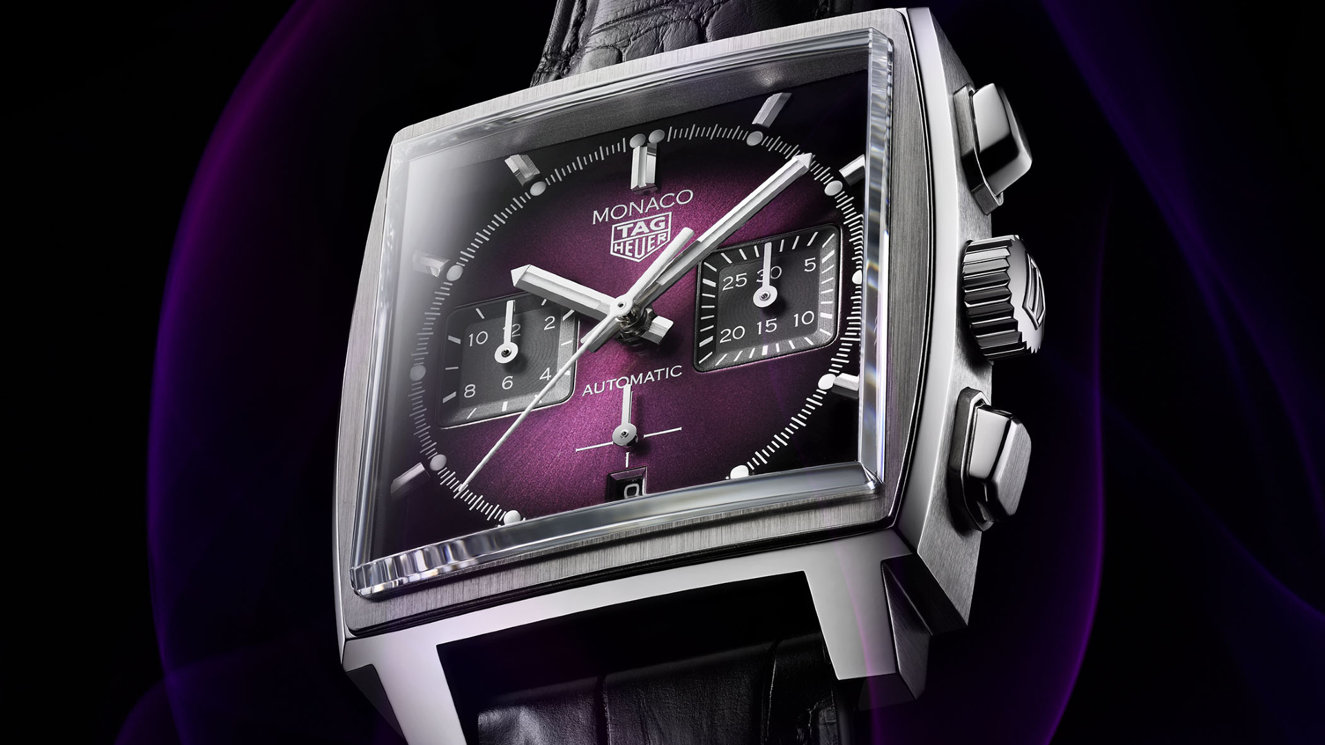 Forget Tiffany Blue, TAG Heuer Just Dropped A Monaco With A Purple Dial