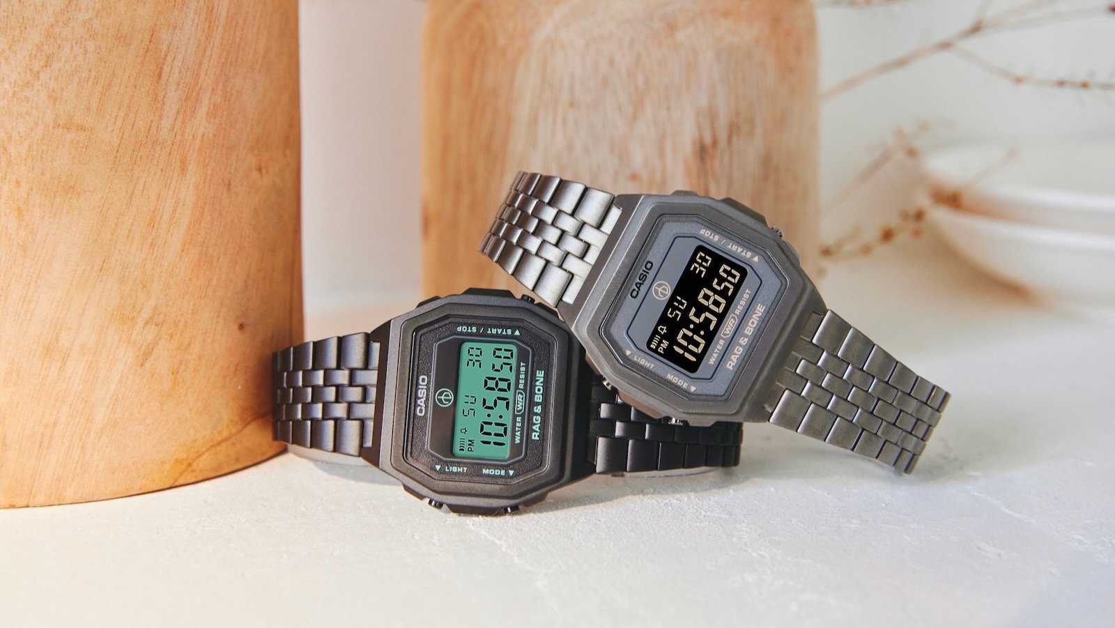 CASIO Vintage Premium Launches With Monochromatic Rag & Bone Collab