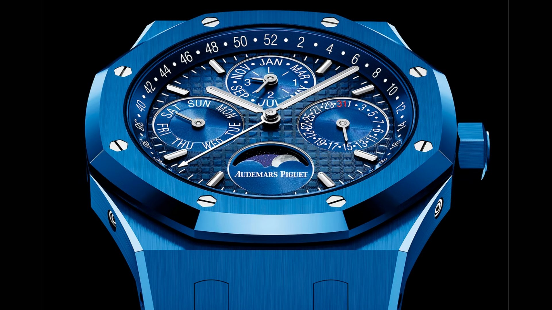 Audemars Piguet’s Latest Ceramic Royal Oak QP Is A Flame-Blue Showstopper